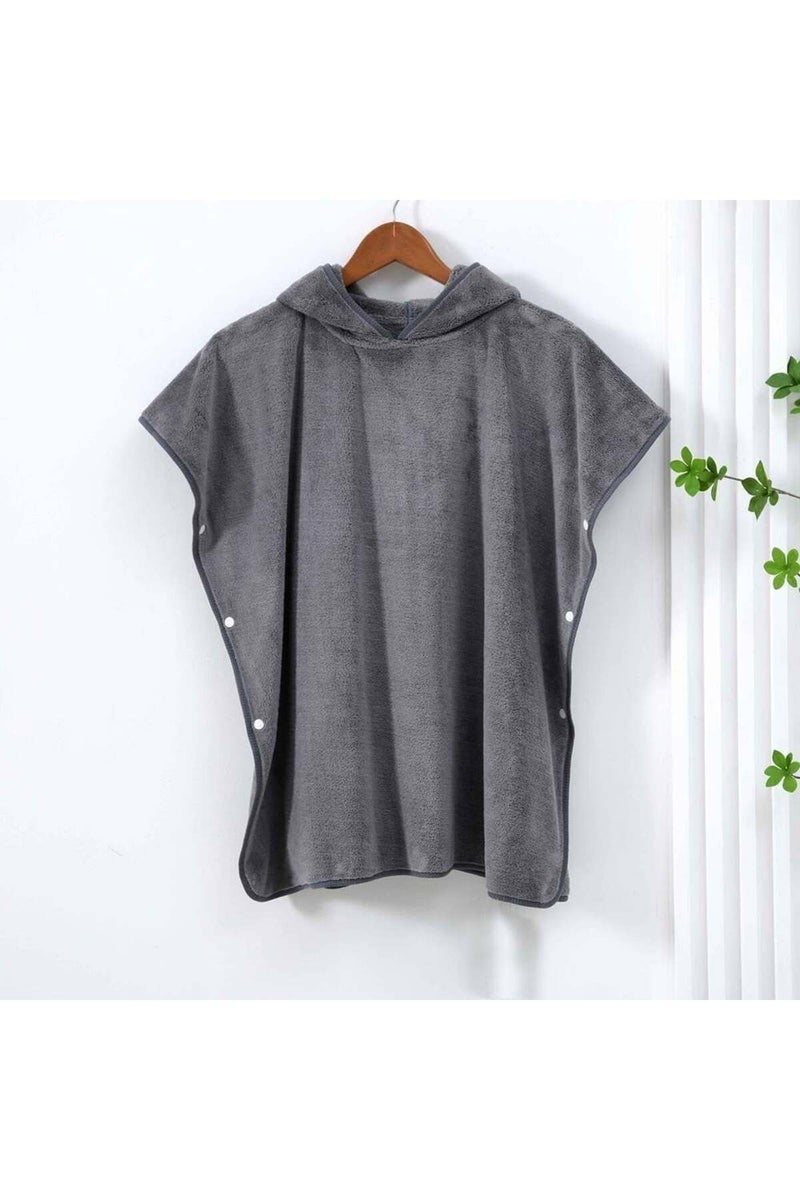 ميلين روب استحمام من خامة الكورال فليس سريعة الامتصاص للماء أطفال بقبعة وأزرار لعمر 4\5 سنة - Image 2